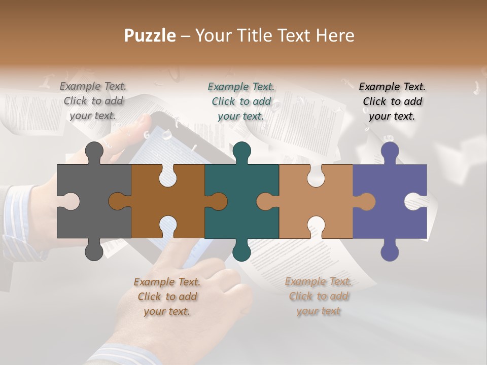 Older Sea White PowerPoint Template