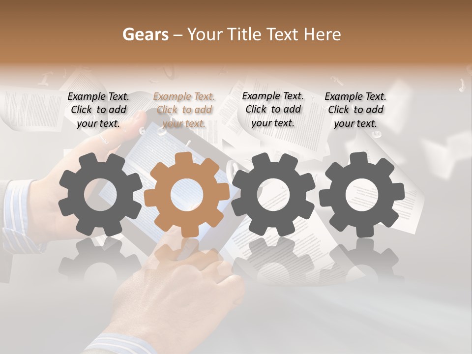 Older Sea White PowerPoint Template