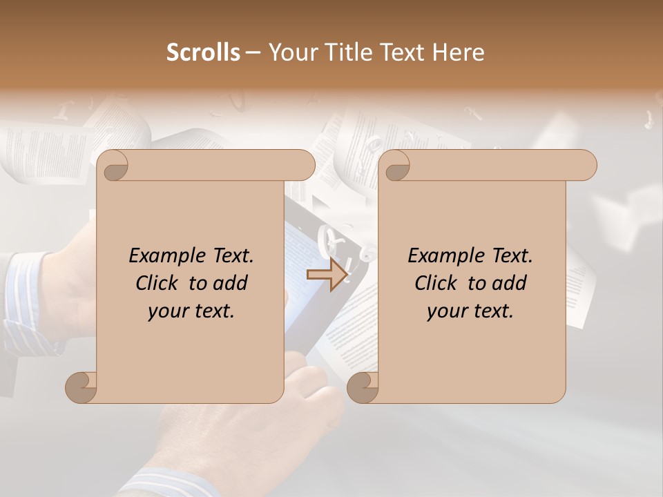 Older Sea White PowerPoint Template