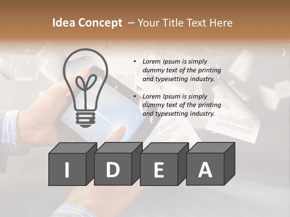 Older Sea White PowerPoint Template
