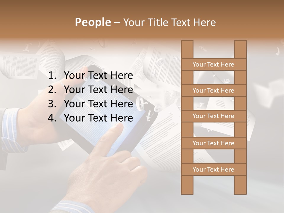 Older Sea White PowerPoint Template