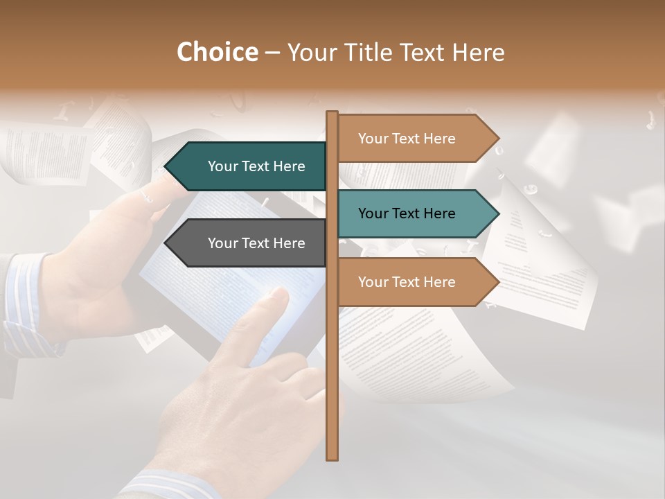 Older Sea White PowerPoint Template