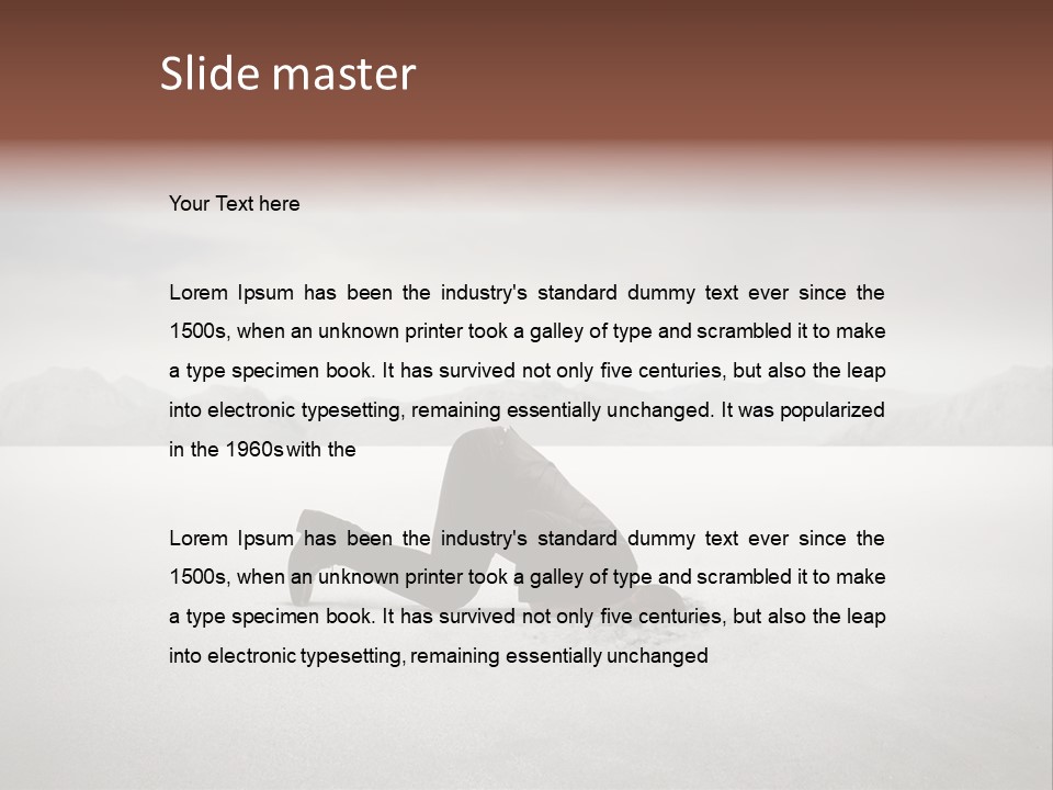 Pensioner Single Wellness PowerPoint Template