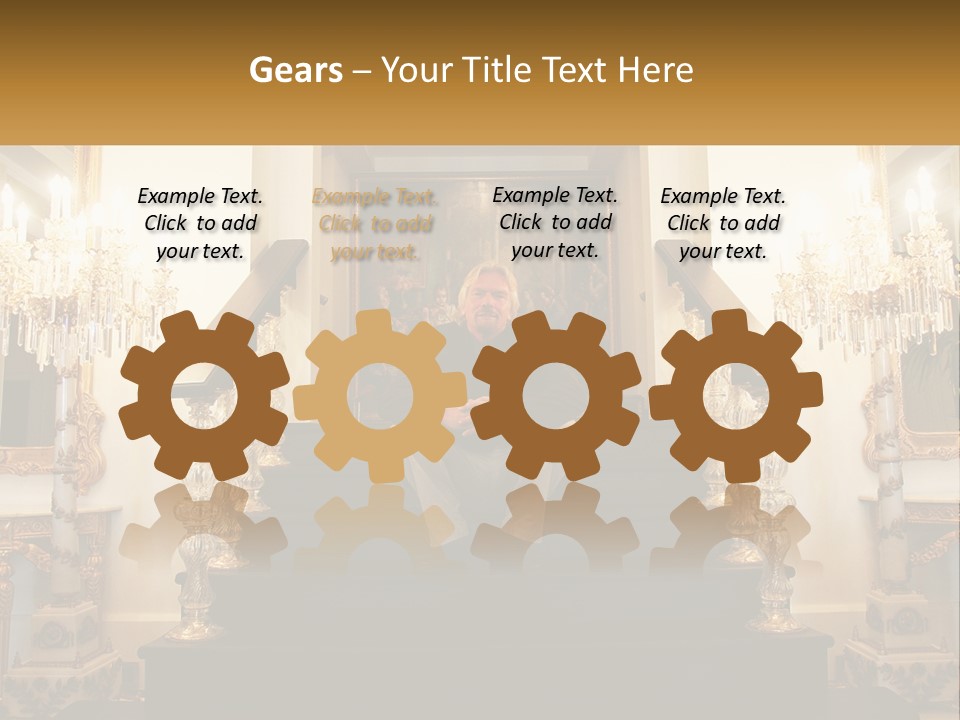 Caucasian Calm Mother PowerPoint Template