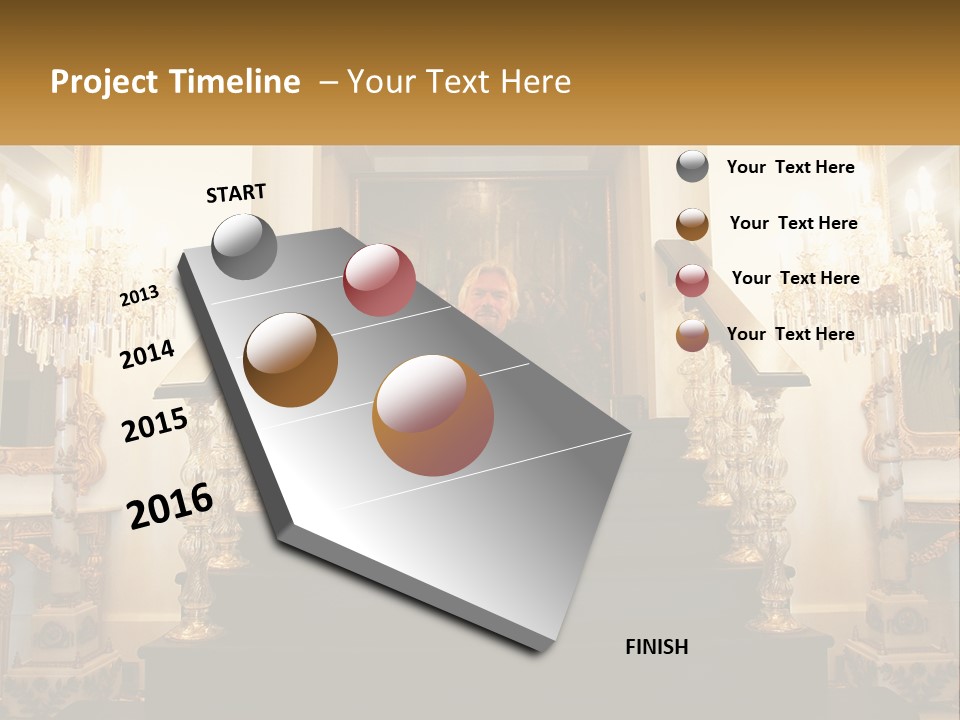 Caucasian Calm Mother PowerPoint Template