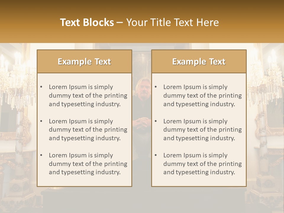 Caucasian Calm Mother PowerPoint Template