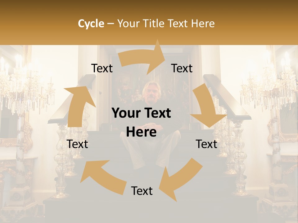 Caucasian Calm Mother PowerPoint Template