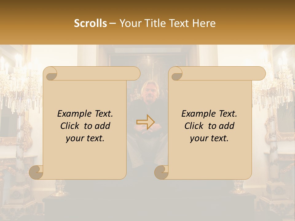 Caucasian Calm Mother PowerPoint Template