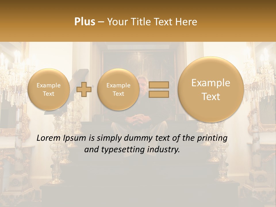 Caucasian Calm Mother PowerPoint Template