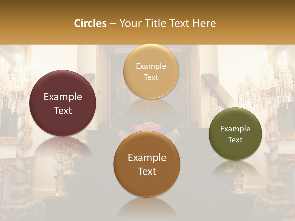 Caucasian Calm Mother PowerPoint Template