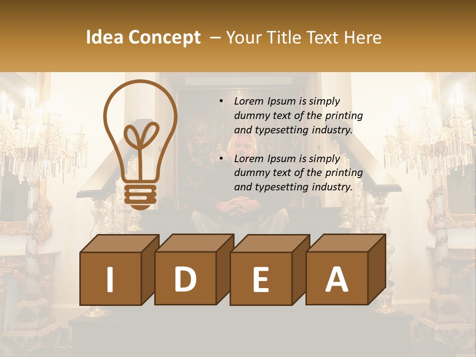 Caucasian Calm Mother PowerPoint Template