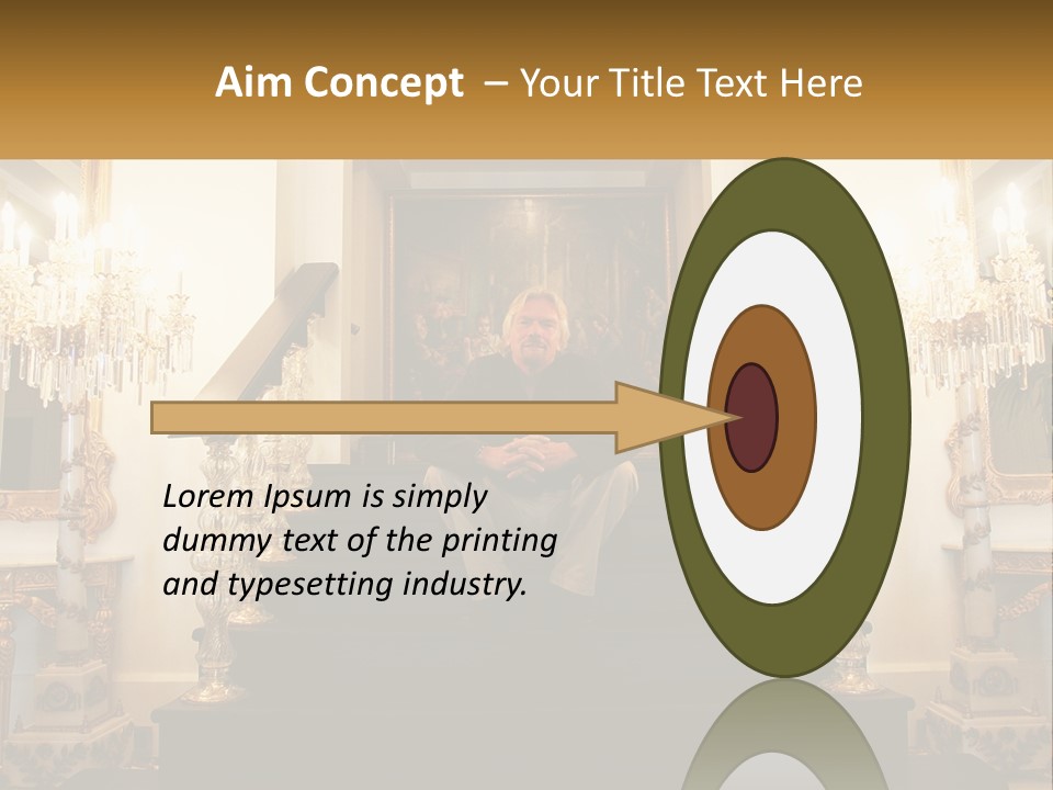 Caucasian Calm Mother PowerPoint Template