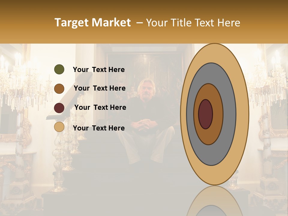 Caucasian Calm Mother PowerPoint Template