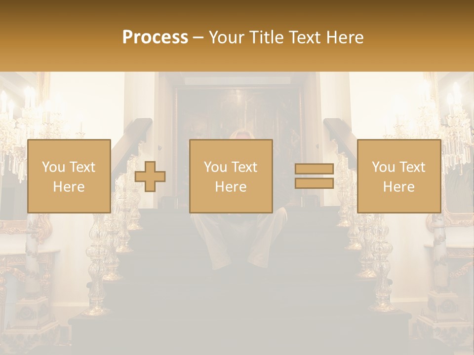 Caucasian Calm Mother PowerPoint Template