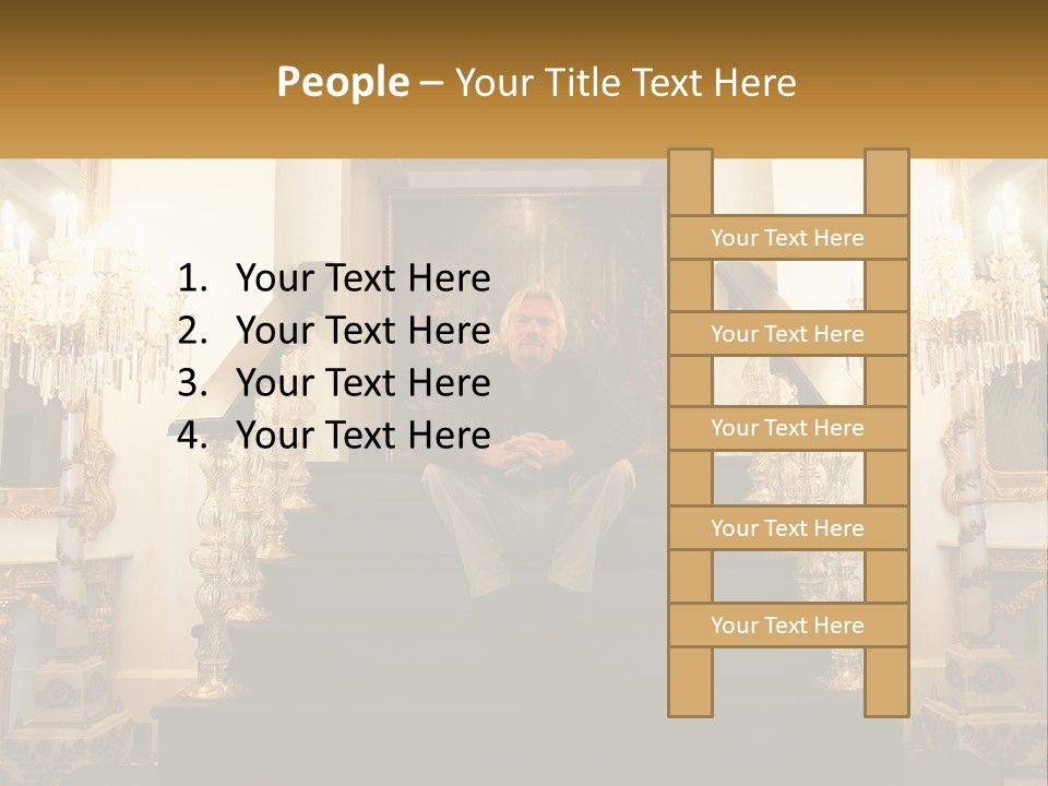 Caucasian Calm Mother PowerPoint Template