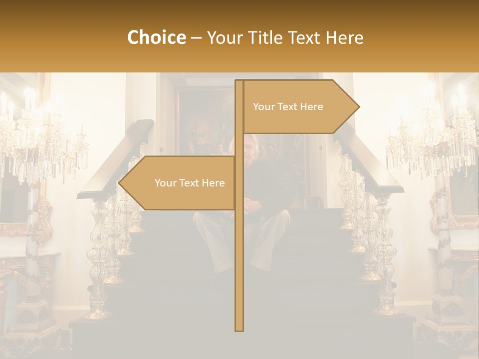 Caucasian Calm Mother PowerPoint Template