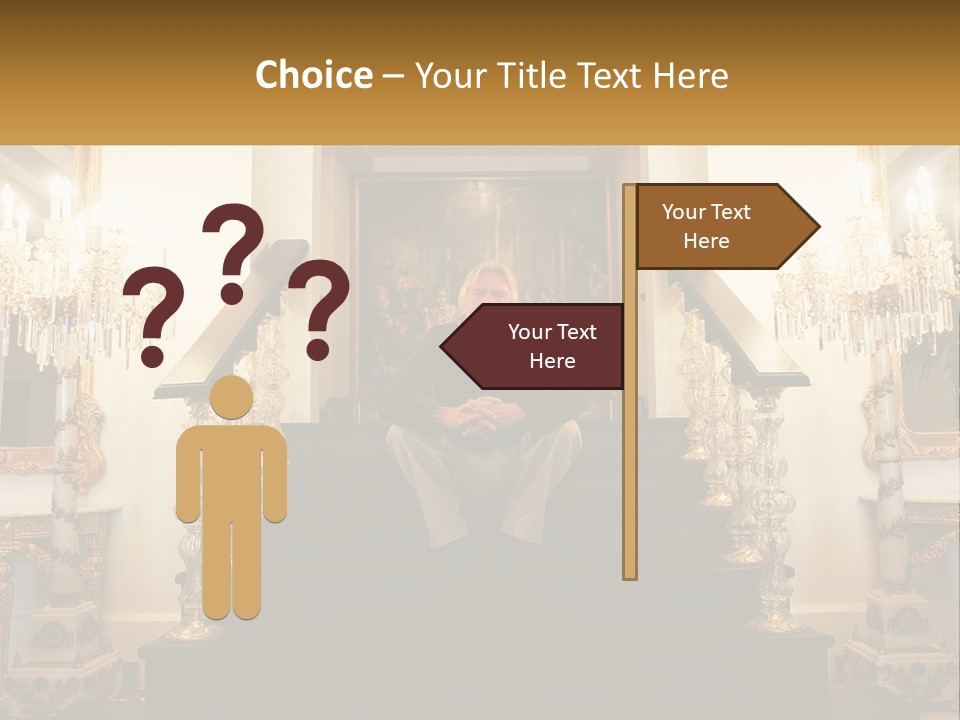 Caucasian Calm Mother PowerPoint Template