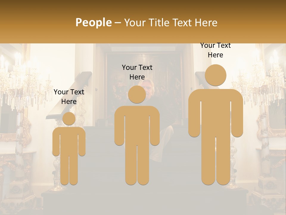 Caucasian Calm Mother PowerPoint Template