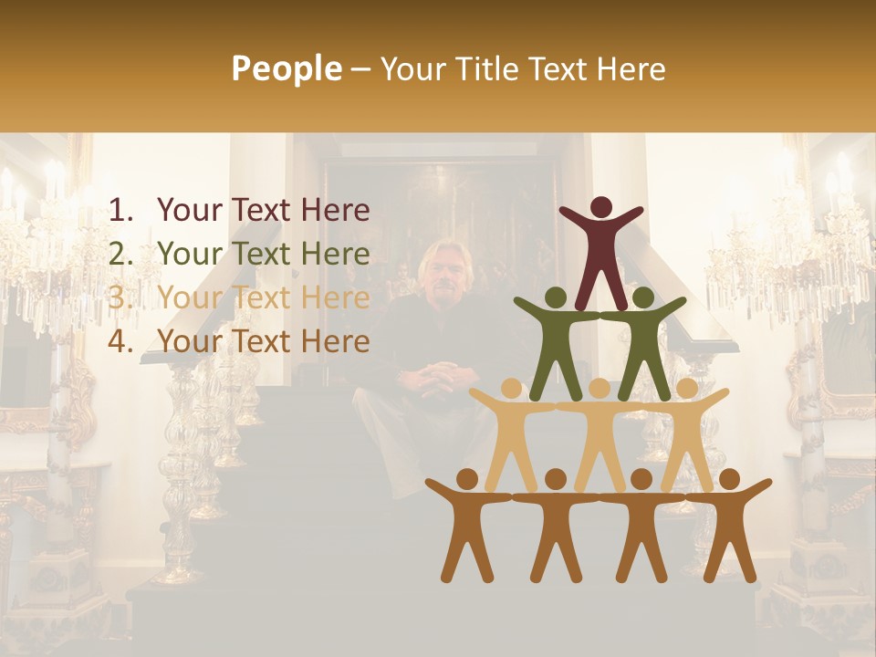 Caucasian Calm Mother PowerPoint Template