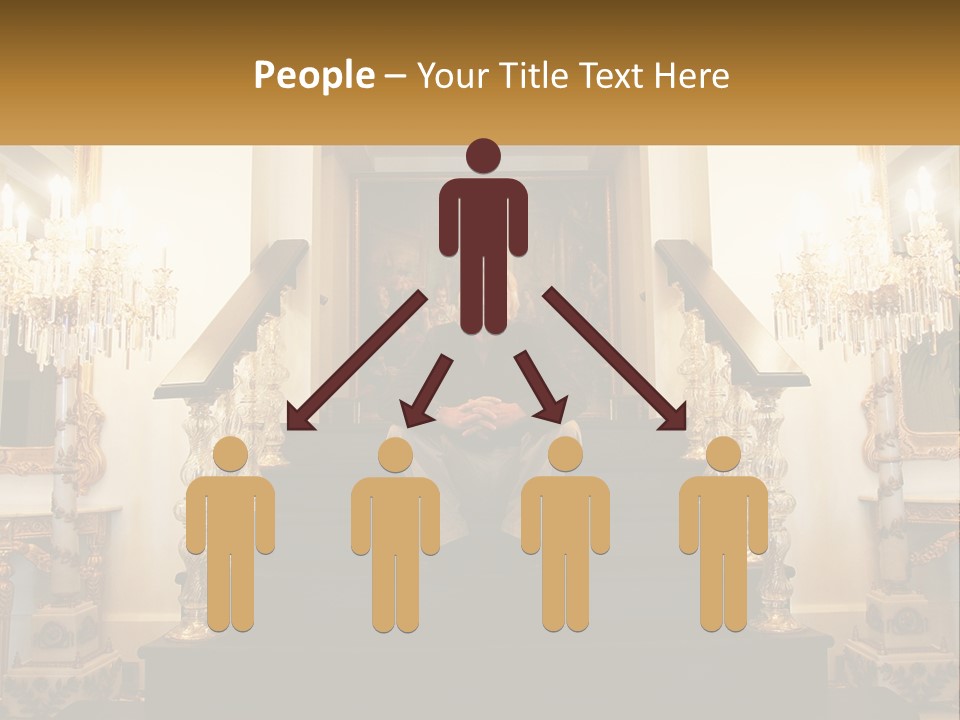 Caucasian Calm Mother PowerPoint Template