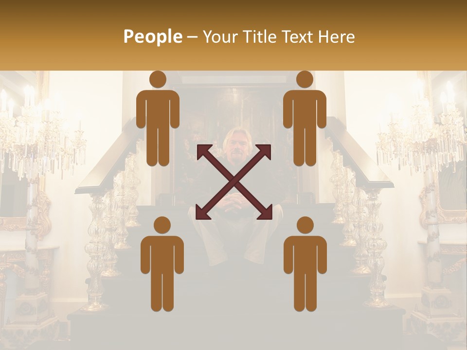 Caucasian Calm Mother PowerPoint Template