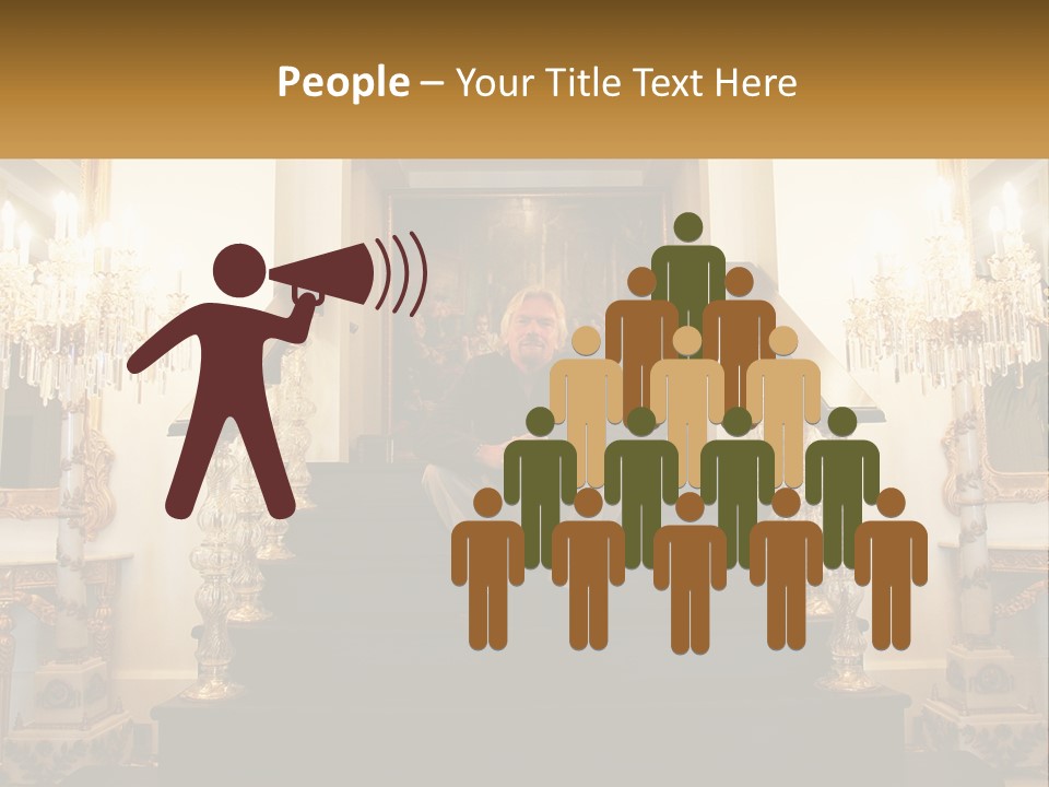 Caucasian Calm Mother PowerPoint Template