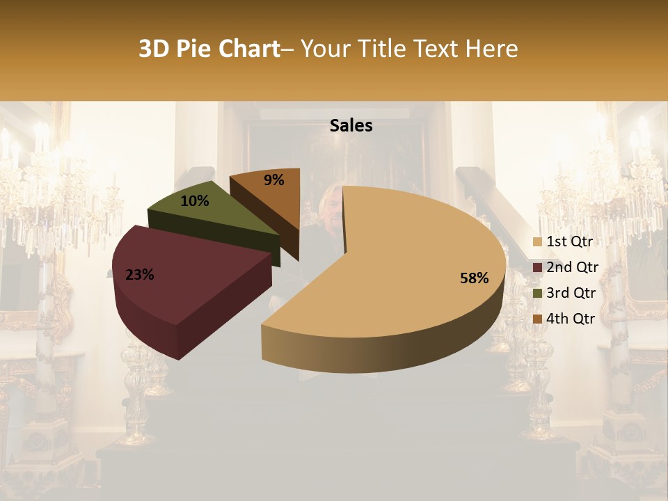 Caucasian Calm Mother PowerPoint Template