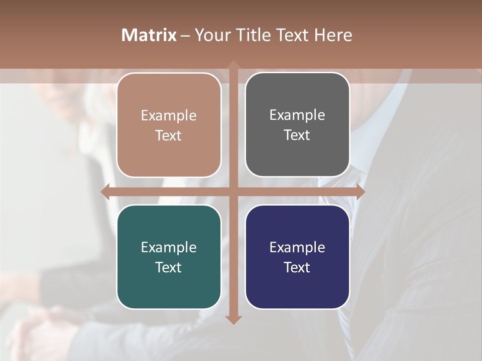 Single Woman Daughter PowerPoint Template