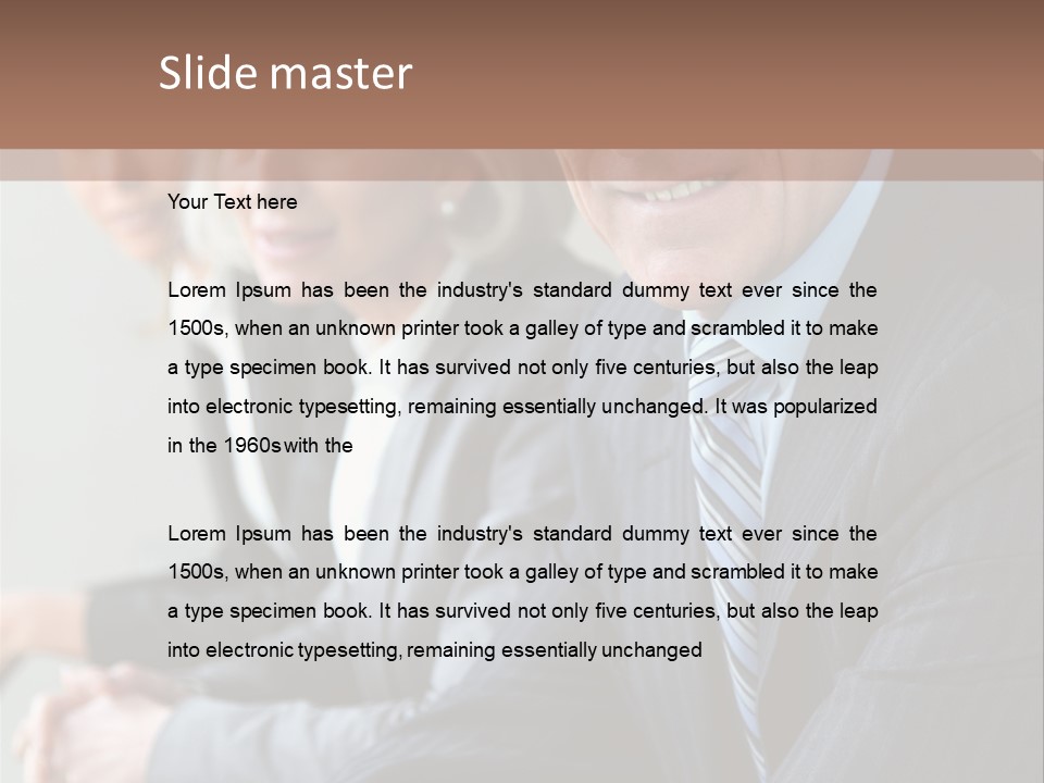 Single Woman Daughter PowerPoint Template