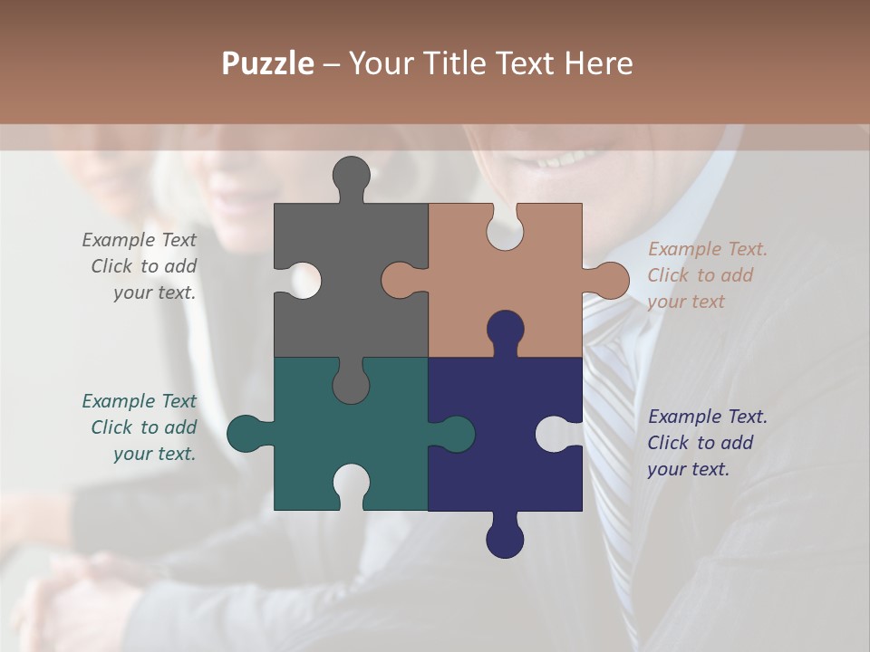 Single Woman Daughter PowerPoint Template