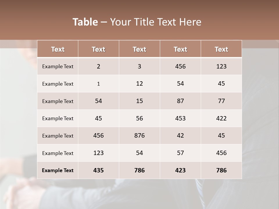 Single Woman Daughter PowerPoint Template