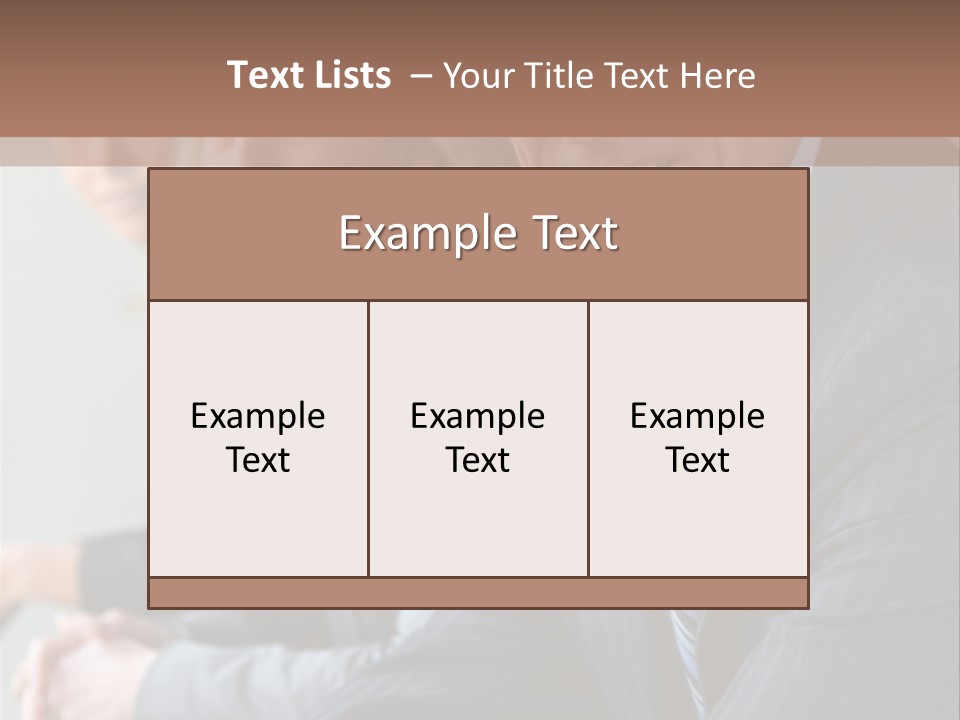 Single Woman Daughter PowerPoint Template