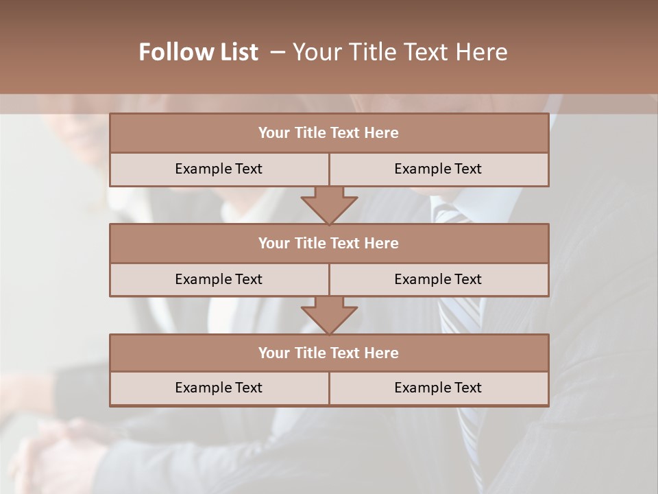 Single Woman Daughter PowerPoint Template