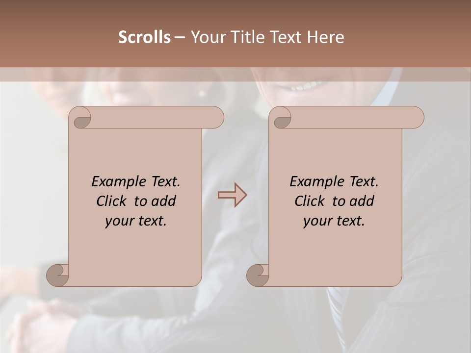 Single Woman Daughter PowerPoint Template