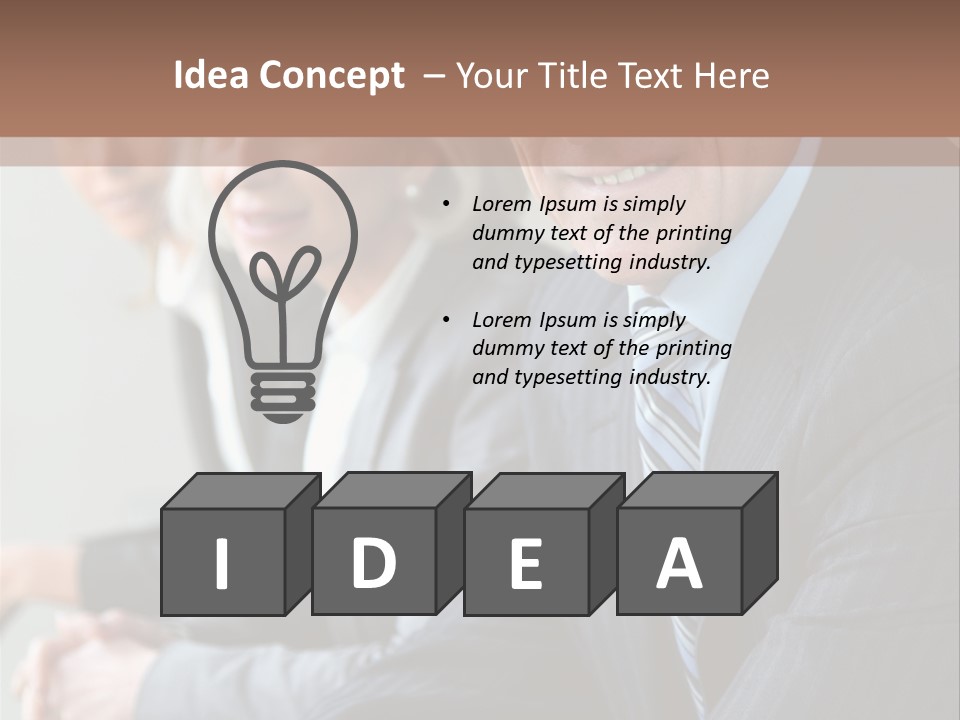 Single Woman Daughter PowerPoint Template