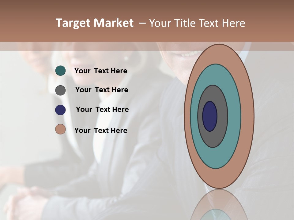 Single Woman Daughter PowerPoint Template