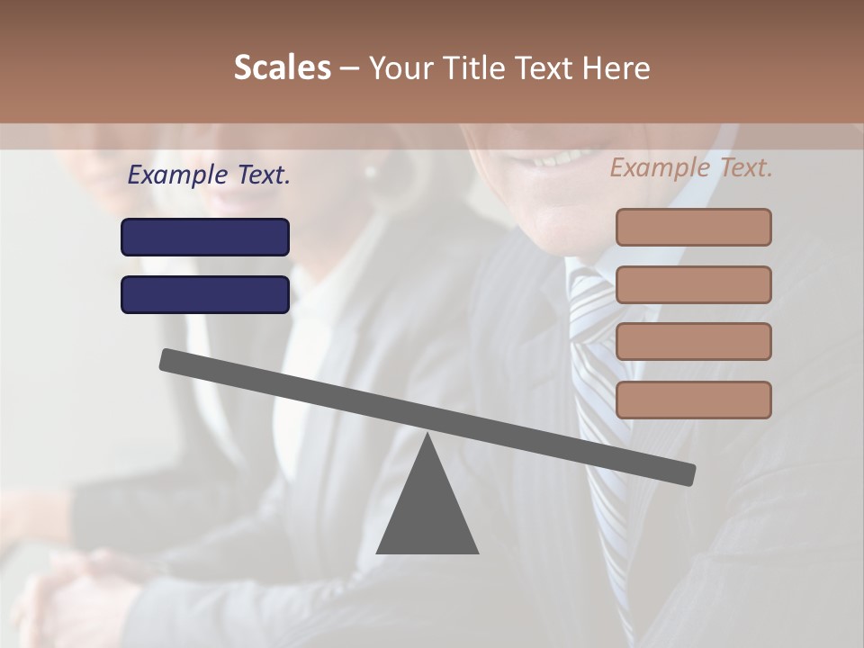 Single Woman Daughter PowerPoint Template