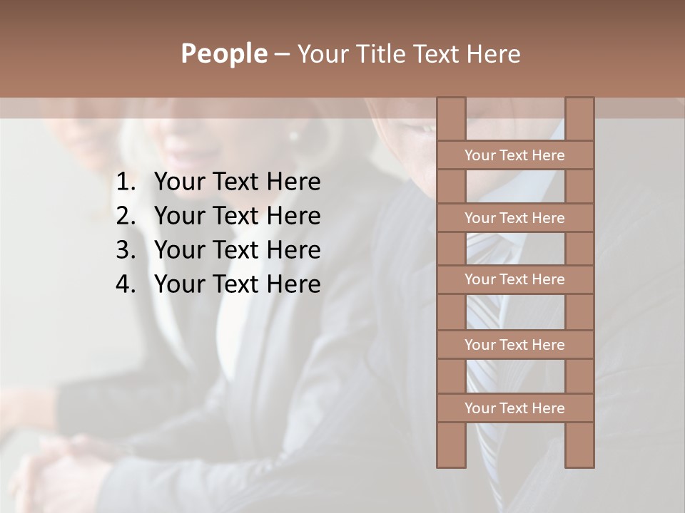 Single Woman Daughter PowerPoint Template