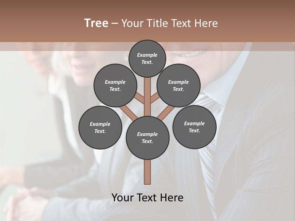 Single Woman Daughter PowerPoint Template