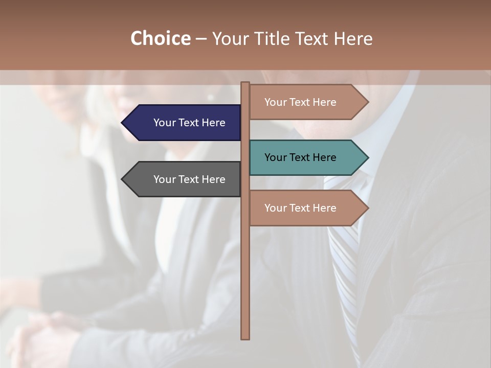 Single Woman Daughter PowerPoint Template