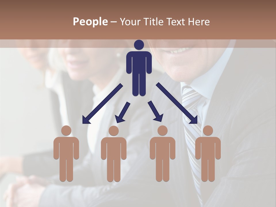 Single Woman Daughter PowerPoint Template