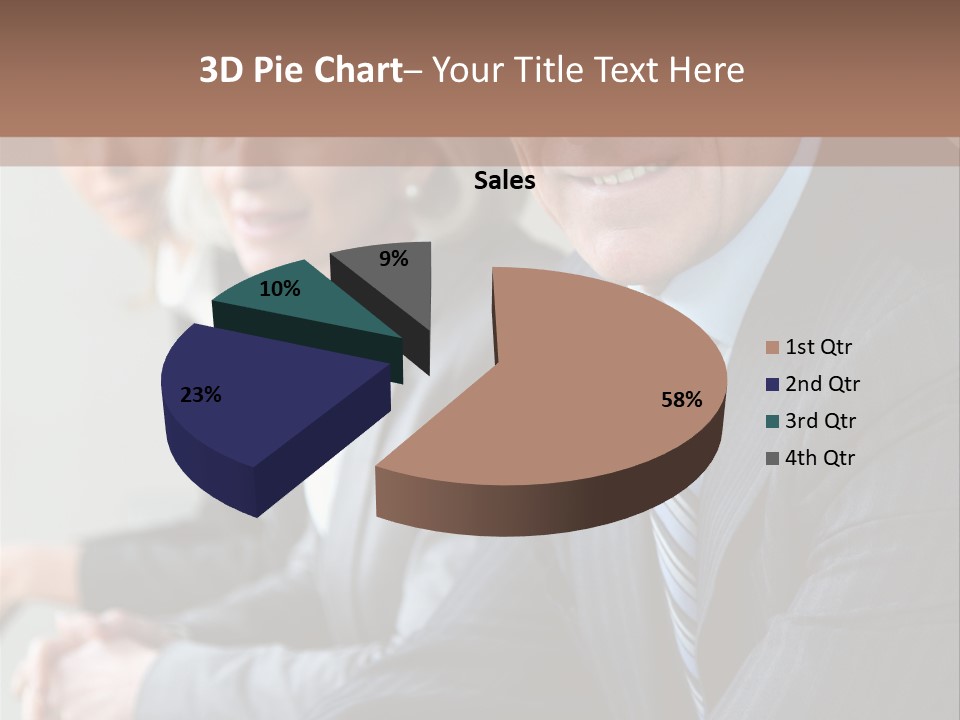 Single Woman Daughter PowerPoint Template