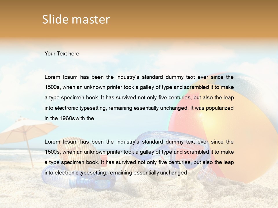 Sunset Peaceful Woman PowerPoint Template