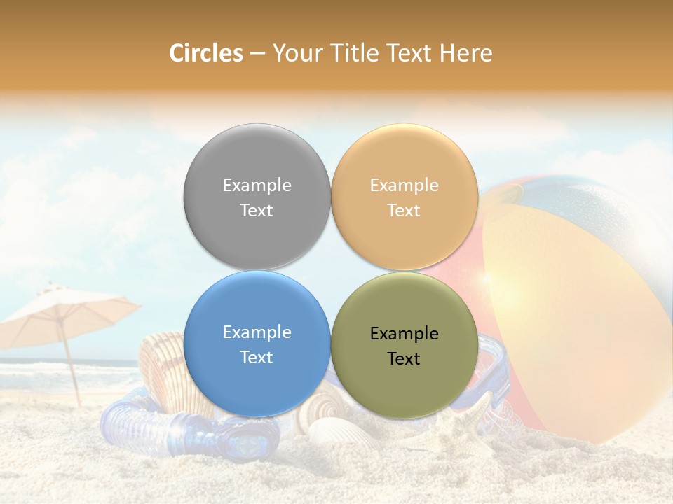 Sunset Peaceful Woman PowerPoint Template