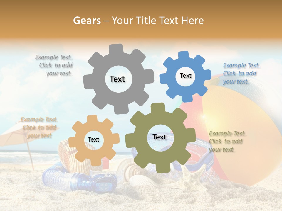 Sunset Peaceful Woman PowerPoint Template