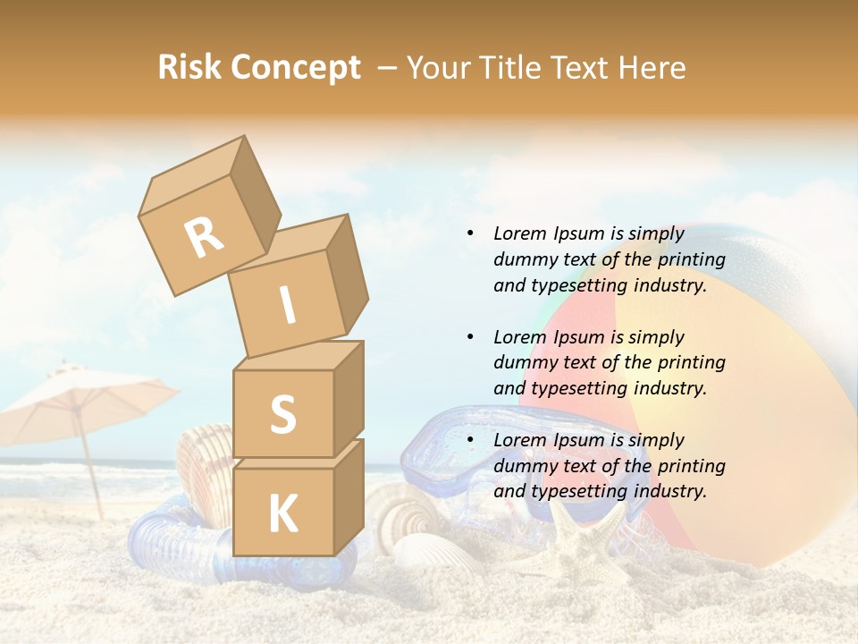 Sunset Peaceful Woman PowerPoint Template