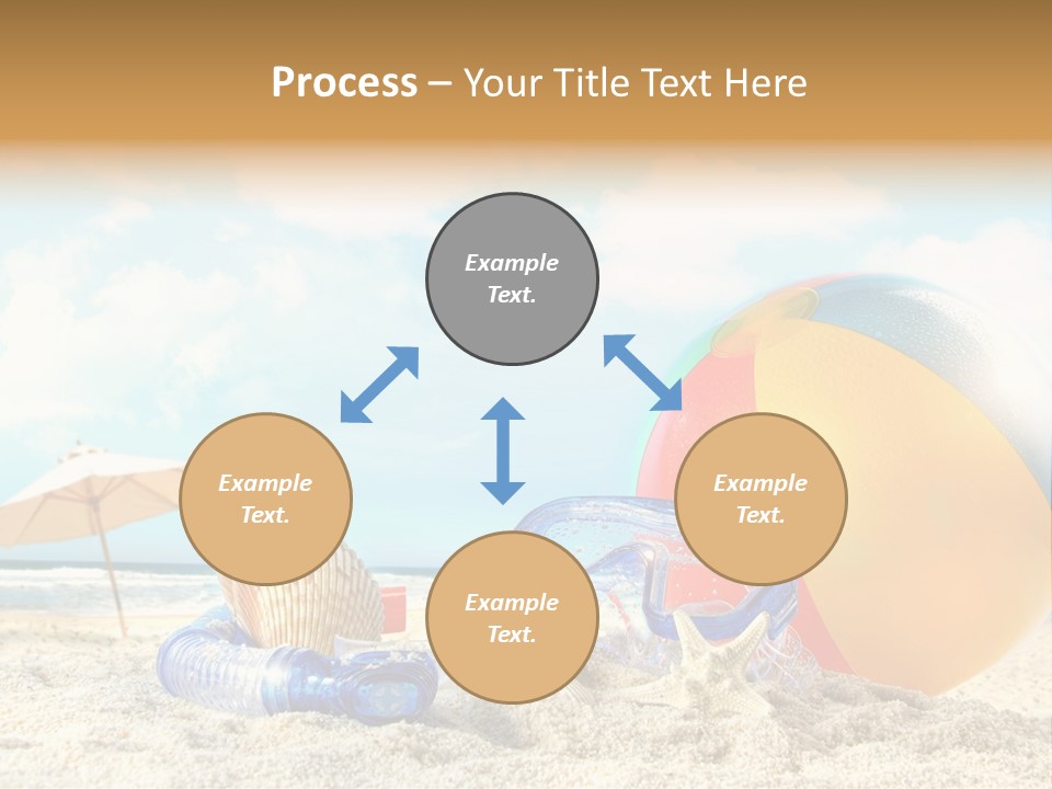 Sunset Peaceful Woman PowerPoint Template