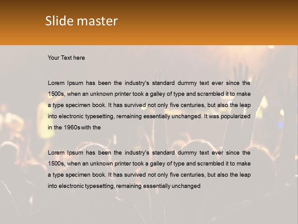 Water Sunrise Old PowerPoint Template