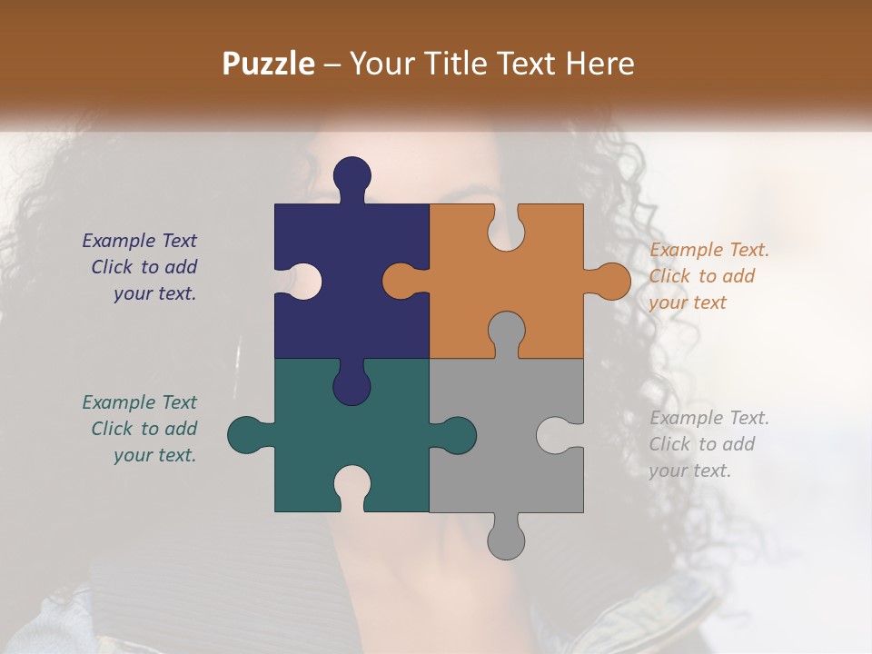 Senior Caucasian Older PowerPoint Template