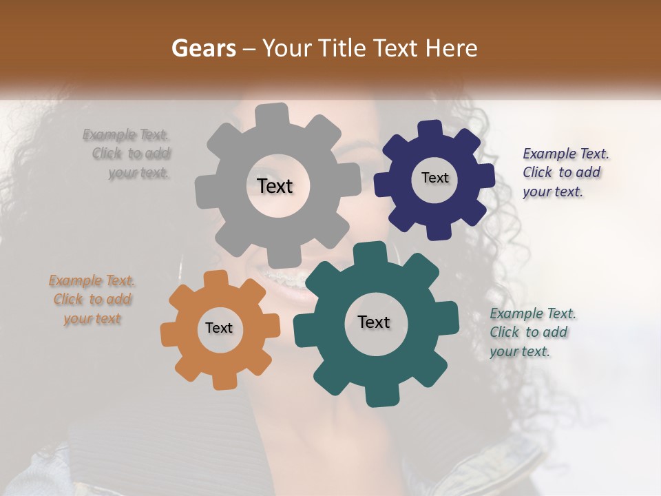 Senior Caucasian Older PowerPoint Template